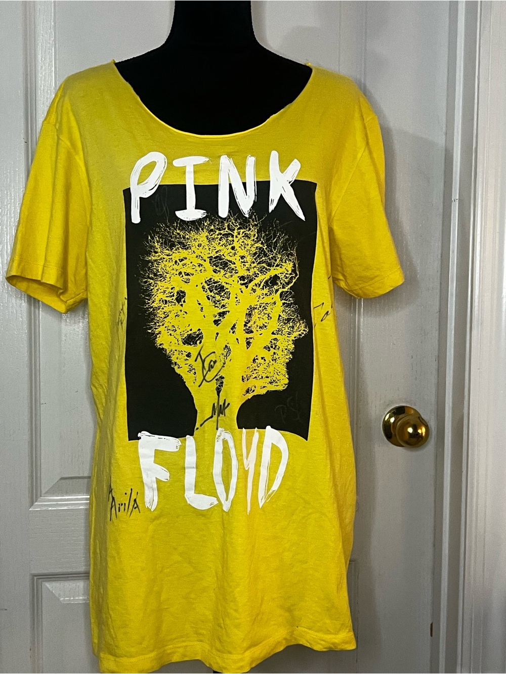 Pink Floyd Yellow Graphic Short Sleeve Tee
